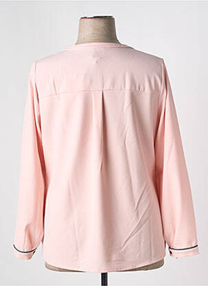 Blouse manches longues manches longues rose GUY DUBOUIS femme