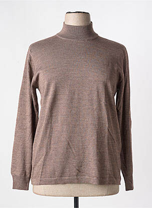 Pull beige QUATRE VINGT JOURS femme