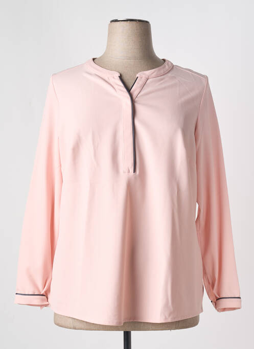 Blouse manches longues manches longues rose GUY DUBOUIS femme