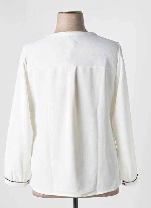 Blouse manches longues manches longues blanc GUY DUBOUIS femme