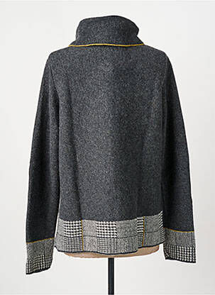 Gilet manches longues stretch gris GUY DUBOUIS femme