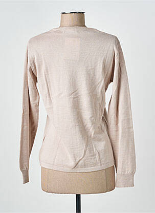 Gilet manches longues coupe cintrée beige I.ODENA femme