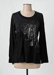 T-shirt manches longues manches longues noir GRIFFON femme