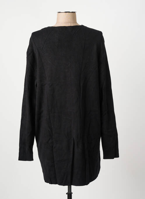 Veste casual col rond noir GRIFFON femme