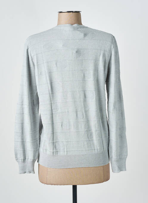 Gilet manches longues coupe cintrée gris I.ODENA femme