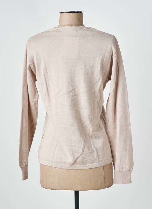 Gilet manches longues coupe cintrée beige I.ODENA femme