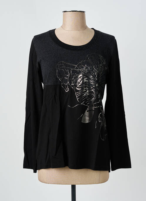 T-shirt manches longues manches longues noir GRIFFON femme