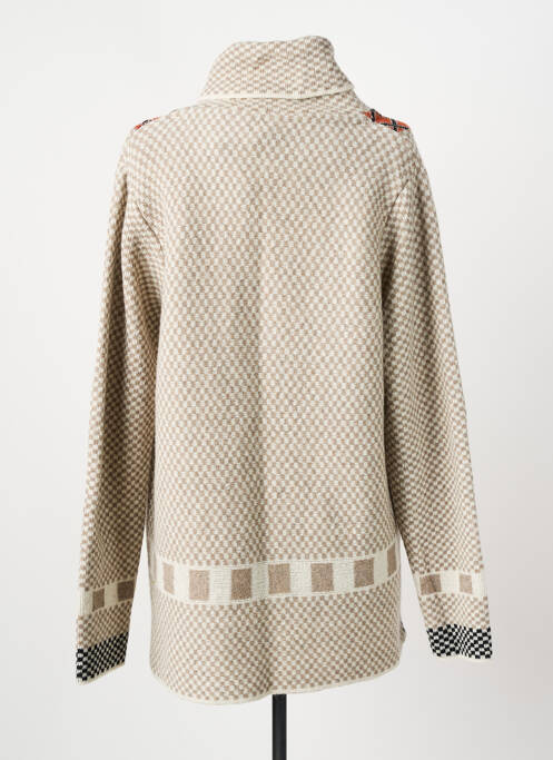 Gilet manches longues beige GUY DUBOUIS femme