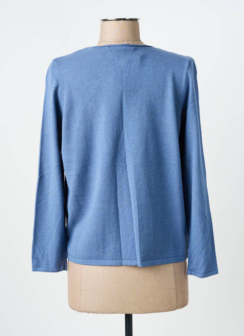 Gilet manches longues bleu I.ODENA femme