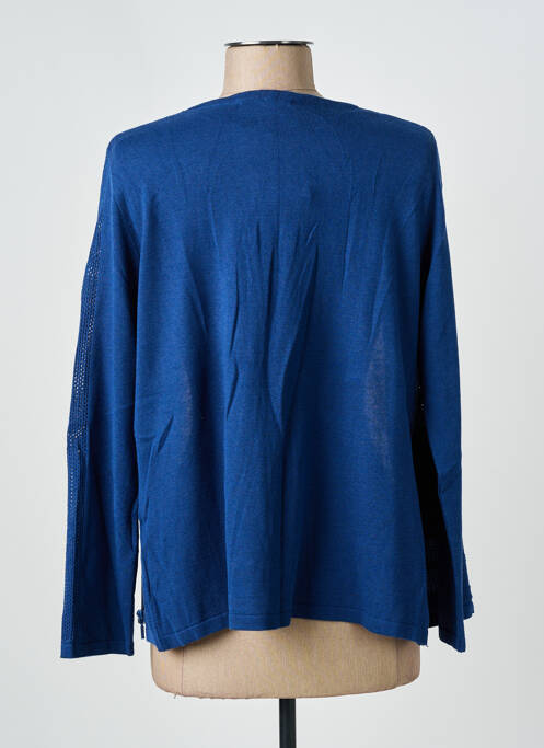 Gilet manches longues bleu I.ODENA femme