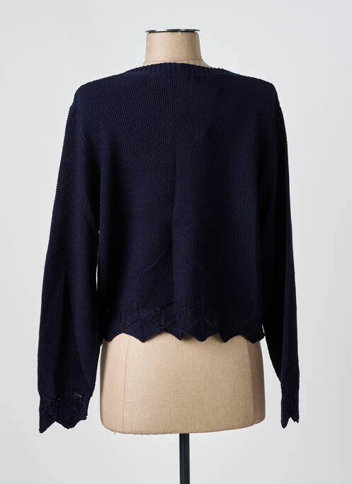 Gilet manches longues bleu I.ODENA femme