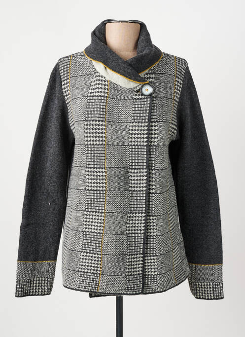 Gilet manches longues gris GUY DUBOUIS femme