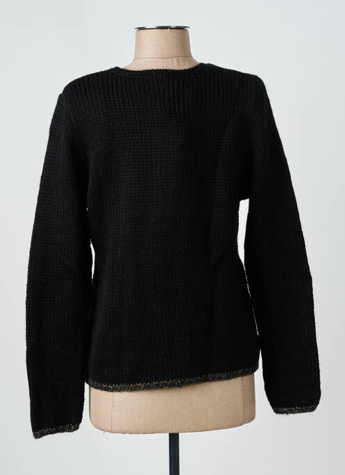 Gilet manches longues noir GRIFFON femme