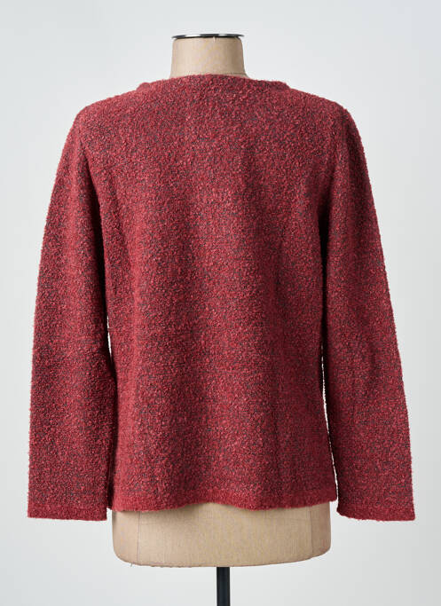 Gilet manches longues rouge I.ODENA femme