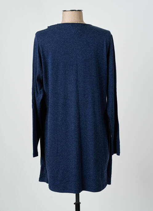 Pull tunique bleu GRIFFON femme