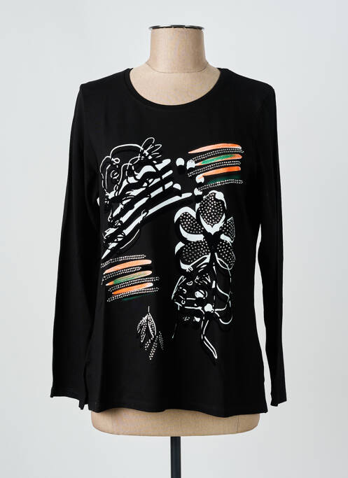 T-shirt noir GREGORY PAT femme