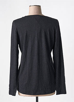 Top coupe cintrée manches longues gris MERI & ESCA femme