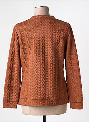 Sweat-shirt manches longues manches longues marron MERI & ESCA femme
