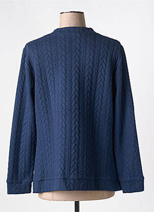 Sweat-shirt manches longues manches longues bleu MERI & ESCA femme