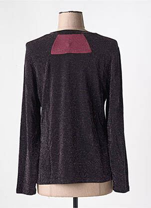 Top imprimé fantaisie manches longues violet MERI & ESCA femme