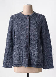 Gilet manches longues fermeture boutonnée sur le devant gris I.ODENA femme