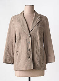 Blazer fermeture boutonnée sur le devant beige GUY DUBOUIS femme