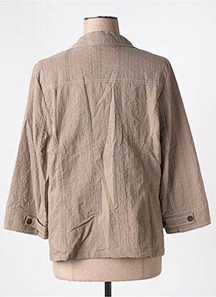 Blazer fermeture boutonnée sur le devant beige GUY DUBOUIS femme