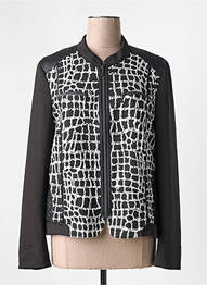 Veste casual coupe droite noir GUY DUBOUIS femme