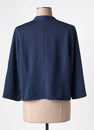 Veste chic manches 3/4 bleu GUY DUBOUIS femme