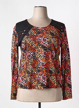 T-shirt manches longues manches longues rouge GRIFFON femme