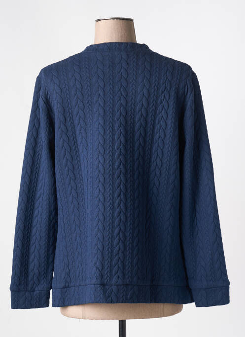 Sweat-shirt manches longues manches longues bleu MERI & ESCA femme