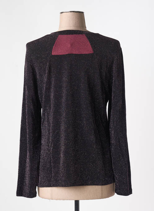 Top imprimé fantaisie manches longues violet MERI & ESCA femme