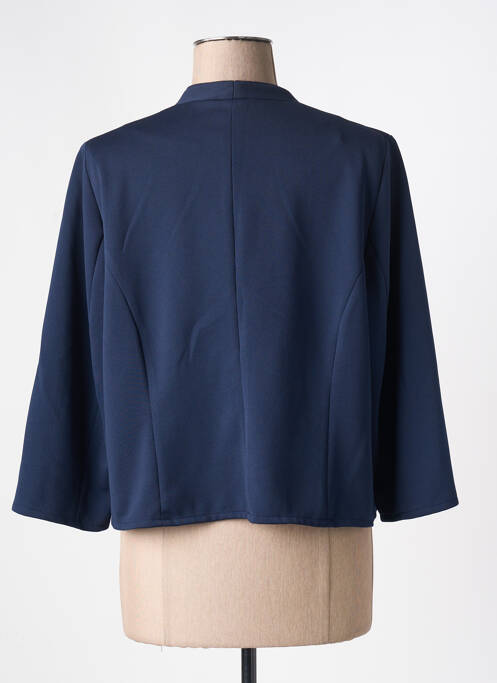 Veste chic manches 3/4 bleu GUY DUBOUIS femme