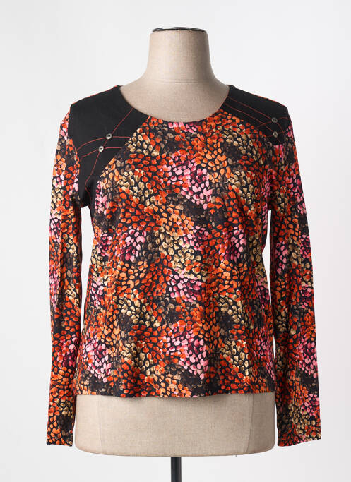 T-shirt manches longues manches longues rouge GRIFFON femme