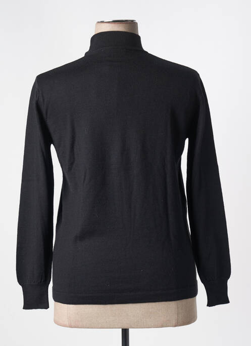 Pull col roulé noir GRIFFON femme