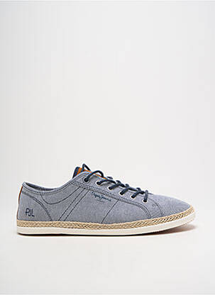 Baskets bout rond bout rond bleu PEPE JEANS homme