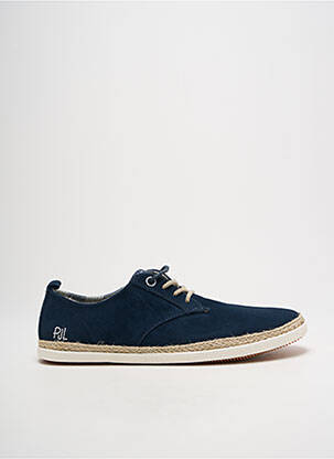 Baskets nubuck bout rond bleu PEPE JEANS homme