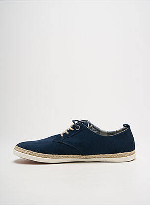 Baskets nubuck bout rond bleu PEPE JEANS homme