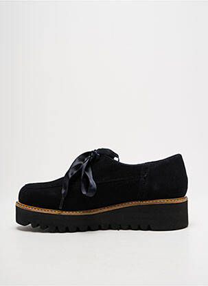 Derbies bout rond talon plat jusqu'à 3cm noir MYMA femme