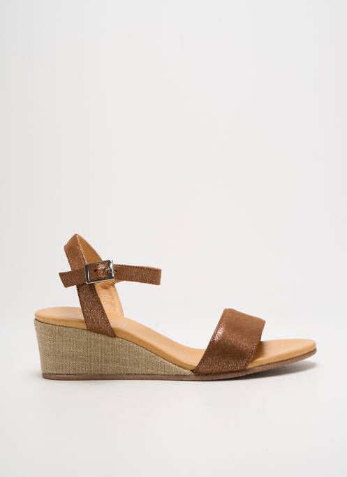 Sandales/Nu pieds marron ALFA pour femme