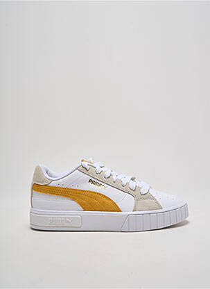 Baskets bout rond talon plat jusqu'à 3cm blanc PUMA femme