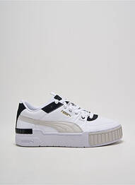 Baskets bout rond talon plat jusqu'à 3cm blanc PUMA femme