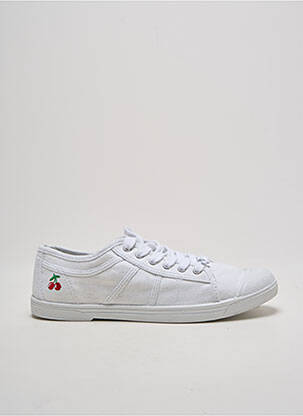 Baskets blanc LE TEMPS DES CERISES femme