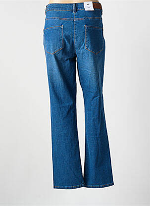 Jeans coupe droite stretch taille normale bleu JULIE GUERLANDE femme
