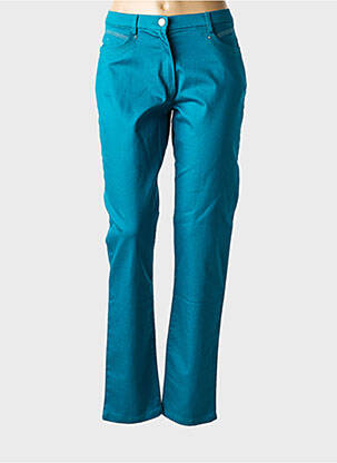 Jeans coupe slim stretch taille normale bleu CHRISTINE LAURE femme