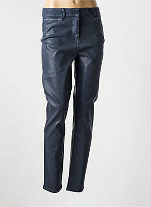 Jeans coupe slim taille normale taille normale bleu JULIE GUERLANDE femme