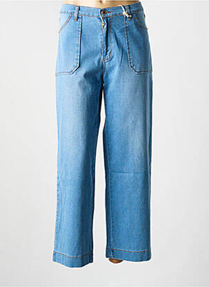 Jeans coupe large stretch taille normale bleu WALTRON femme