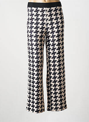 Pantalon droit stretch noir WALTRON femme
