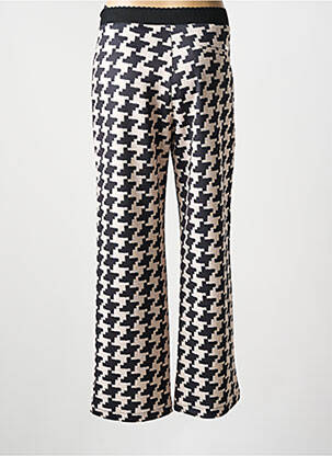 Pantalon droit stretch noir WALTRON femme