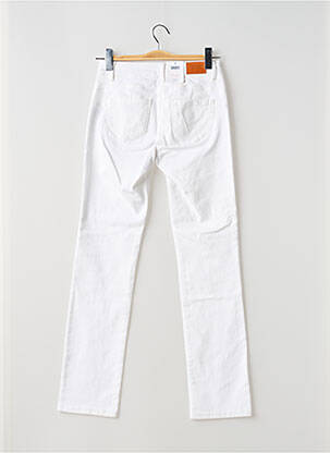 Jeans coupe droite taille haute taille haute blanc C'EST BEAU LA VIE femme